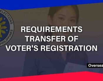Transfer of Voter’s Registration: COMELEC Requirements and Procedure